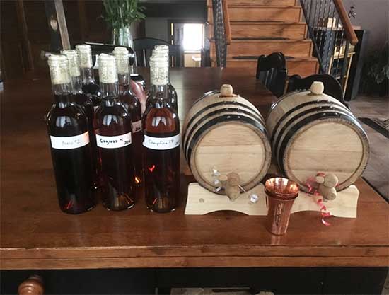 photo of aged cocktails