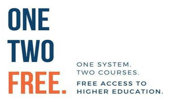 one-two-free graphic