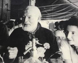 Earnest Hemingway with Valerie