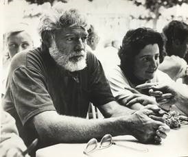 Earnest Hemingway and Valerie Hemingway
