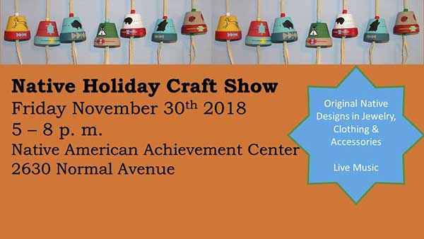 Native Holiday Craft Show poster