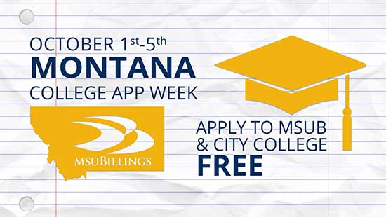 Montana College App Week image