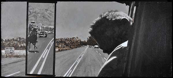 The Last Cowboy painting