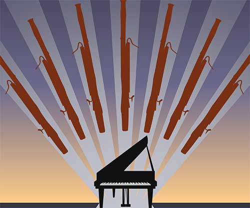 piano and bassoon graphic