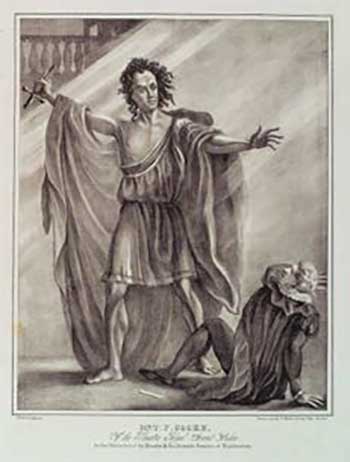 old artist rendition of Frankenstein