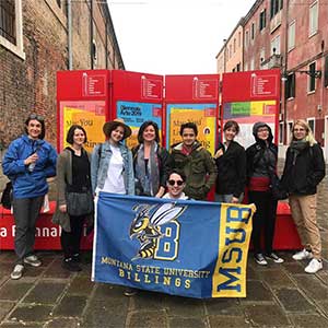 MSUB stidents during trip to southern Europe